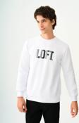 Loft Erkek Sweatshirt Beyaz Lf2037363