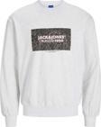 Jack&Jones Jorbushwıck Box Sweat Crew Neck Bright White