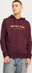 Jack&Jones Erkek Kapüsonlu Gögüs Logo Baskili Sweatshirt - Alvis