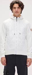 Bad Bear Cyrus Full-Zip Beyaz Erkek Kapüşonlu Sweatshirt