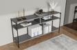 Lagomood Ella Ofis Dolabı Antrasit 140x30x68