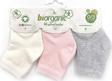 Biorganic Desenli Basic 3'lü Bebek Çorabı 68344
