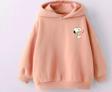 KIZ ÇOCUK SNOOPY BASKILI KAPÜŞONLU MANŞETLİ SWEATSHİRT