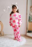 KIZ ÇOCUK BARBİE ELSA MİCKEY 3 İPLİK İSPANYOL PAÇA TAYTLI PAMUK TAKIM
