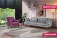 Perla Sofa Madrid Koltuk Takımı Babyface Açık Gri