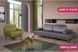Perla Sofa Nelson Yataklı Koltuk Takımı Babyface Gri