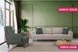 Perla Sofa Nobis Yataklı Koltuk Takımı Keten Krem