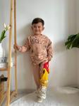 ERKEK ÇOCUK LİON KİNG MODELLİ 3 İPLİK ŞARDONLU EŞOFMAN TAKIMI