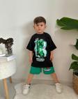 ERKEK ÇOCUK MINECRAFT PAMUK DESENLİ ŞORTLU TAKIM