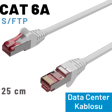 IRENIS 25 cm CAT6A S/FTP Ethernet Data Center Patch Kablo