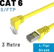 IRENIS 3 mt CAT6 S/FTP Dirsek Kablo