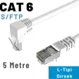 IRENIS 5 mt CAT6 S/FTP Dirsek Kablo