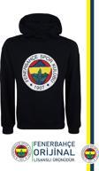 Fenerbahçe Orijinal Lisanslı Logolu Lacivert Kapüşonlu Sweat