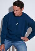 Buratti Regular Fit Bisiklet Yaka Pamuklu İçi Tüylü Yumuşak Şardonlu Erkek Sweat 5905405 İNDİGO