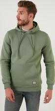Buratti Slim Fit Kapüşonlu Kanguru Cepli İçi Tüylü Yumuşak Şardonlu Erkek Sweat 5905281 ELMA YEŞİLİ