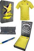 Fenerbahçe Orijinal A Takım Futbolcu Antrenman T-Shirt + Kalem Set Ahşap Kutulu