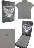 Beşiktaş Orijinal Polo Yaka Çocuk T-shirt Hediyelik Ahşap Kutulu