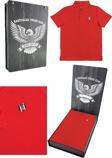 Beşiktaş Orijinal Polo Yaka Çocuk T-shirt Hediyelik Ahşap Kutulu