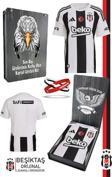 Beşiktaş Orijinal 24-25 Çubuklu Siyah-Beyaz Forma Bileklik Hediyeli Özel Tasarım Hediyelik Kutulu