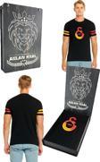 Galatasaray Orijinal Logo Baskılı Siyah T-Shirt Hediyelik Ahşap Kutulu