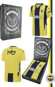 Fenerbahçe Orijinal Lisanslı Unisex 2024-2025 Yeni Sezon Sarı Lacivert Çubuklu Forma Ahşap Kutulu