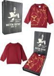 Galatasaray Orijinal Aslan Baskılı Kırmızı Sweat Metin Oktay Baskılı Hediyelik Ahşap Kutulu