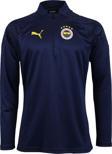 Fenerbahçe Orijinal 23/24 A Takım Hoca Yarım Fermuar Lacivert Sweat