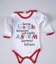 YENİ SEZON GOOGLE ANNEM YAZILI BEBEK ÇOCUK UZUN KOL PAMUK BADY ZIBIN