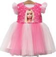 Extra Çarşı Baskılı Barbie Kız Elbise 2/8 Yaş