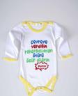 YENİ SEZON ÇEVREYE VERDİĞİM YAZILI BEBEK ÇOCUK UZUN KOL PAMUK BADY ZIBIN