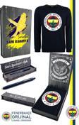 Fenerbahçe Orijinal Lisanslı Logo Sweat + Kalem Set Özel Ahşap Kutulu