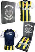 Fenerbahçe Orijinal 23/24 Sarı Lacivert Çocuk Forma Hediyelik Ahşap Kutulu