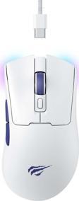 Havit Gamenote MS966WB Beyaz RGB Şarjlı Optik Kablolu/Kablosuz Oyuncu Mouse