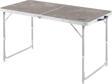 Haegs Portatif Kamp Masası - 120 cm x 60 cm - Mermer Desenli
