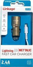Linkage Full Metal Lingning 2,4A/2* Uyumlu Usb Araç İçi Şarj Aleti Lm-03