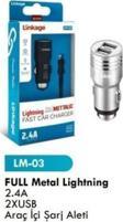 Linkage Full Metal Lingning 2,4A/2*Usb Araç İçi Şarj Aleti Lm-03