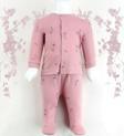 Sebi Bebe 2'Li Güllü Raporlu Patikli Pijama Takımı 1110