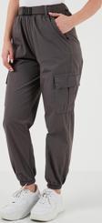 Lela Pamuklu Regular Fit Jogger Spor Bayan Pantolon 668YP50312S4 ANTRASİT