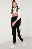 Lela Renk Bloklu Regular Fit Kapüşonlu Spor Bayan Takım 5863835 BİSKÜVİ