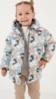 Lela Ekstra Dolgulu İçi Yumuşak Polarlı Kapüşonlu Şişme Unisex Çocuk Mont 5763008 BEJ