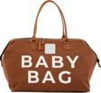 Bagmori Baby Bag Baskılı Bebek Bakım Çantası Taba