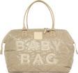 Bagmori Baby Bag Nakışlı Puf Şişme Anne Bebek Bakım Çanta Vizon