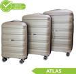 Vegmann Polipropilen (PP) Atlas Gold 3lü Valiz Seti