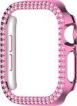 Apple Watch 10. Nesil 42mm Uyumlu Parlak Taşlı 360 Tam Koruma Kapak Kılıf