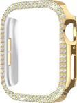 Apple Watch 10. Nesil 42mm Uyumlu Parlak Taşlı 360 Tam Koruma Kapak Kılıf