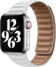 Apple Watch 7 8 9 10 Seri 40 41 42mm Uyumlu Leather Link Kordon