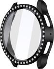 Samsung Galaxy Watch 4 5 6 7 FE 40mm Uyumlu Parlak Taşlı Ekran Kasa Kılıf Koruyucu