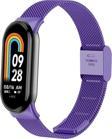 Xiaomi Mi Band 8 Mi Band 9 Uyumlu Paslanmaz Metal Hasır Tokalı Kordon Kayış