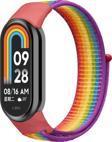 Xiaomi Mi Band 8 Mi Band 9 Uyumlu Woven Sport Loop Örgü Kordon Kayış
