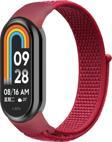 Xiaomi Mi Band 8 Mi Band 9 Uyumlu Woven Sport Loop Örgü Kordon Kayış